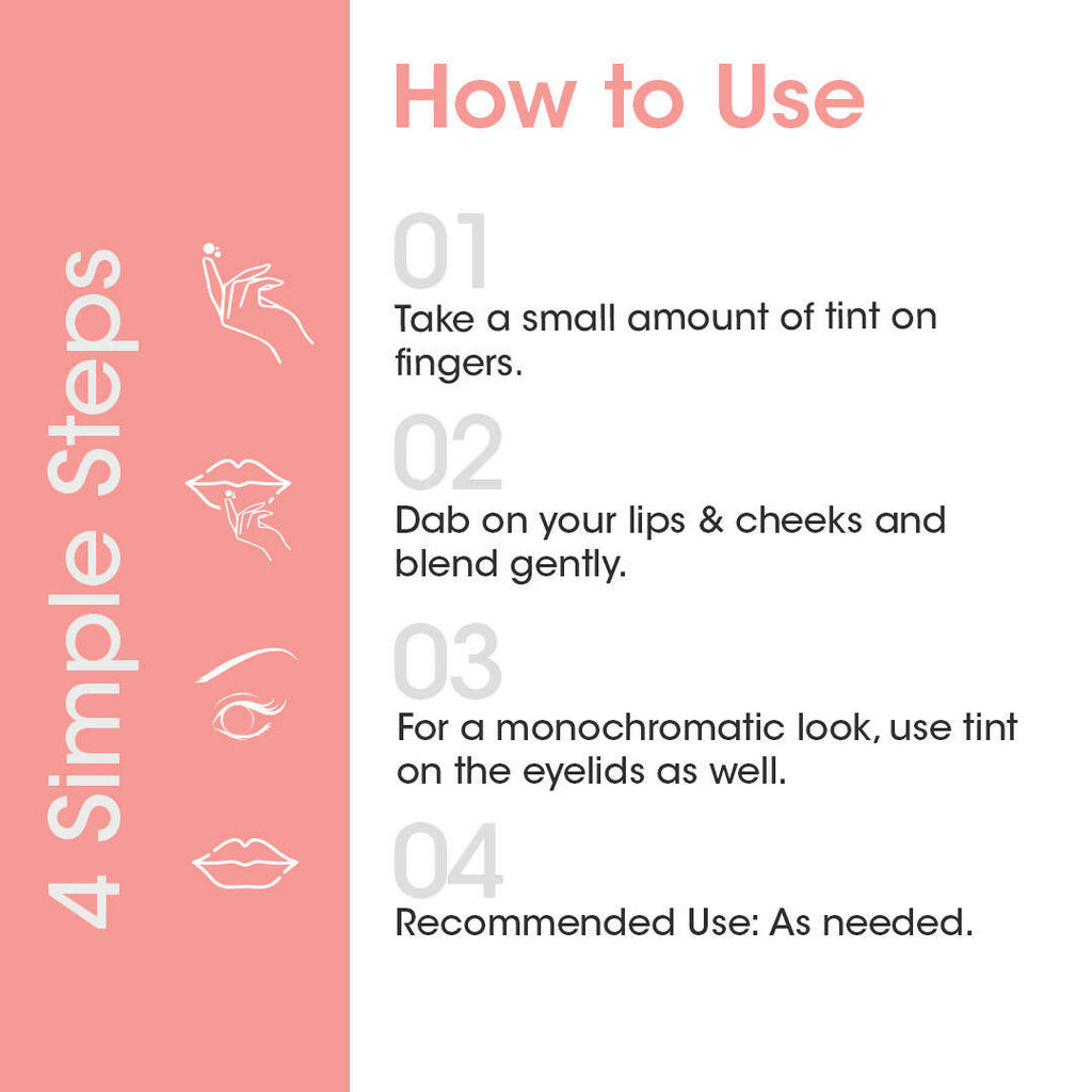 TAC - The Ayurveda Co. Peach Nude Lip, Cheek & Eye Tint | Grocsy