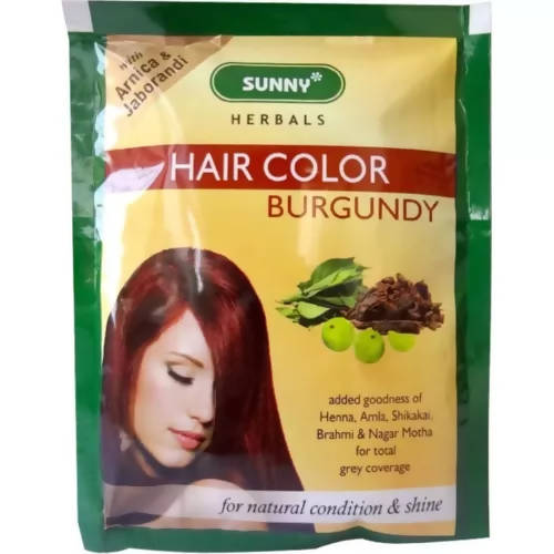 Bakson's Sunny Herbals Hair Color Burgundy | Grocsy