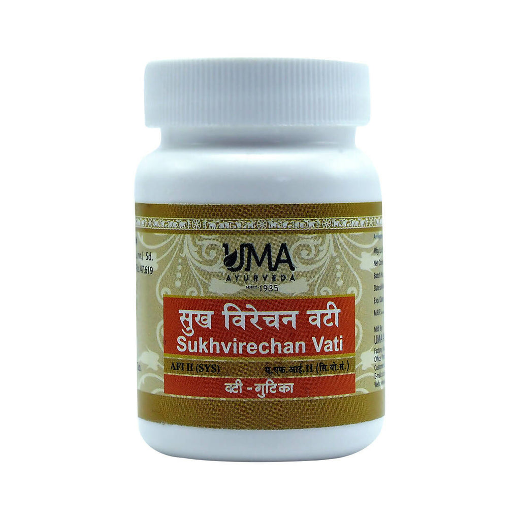 Uma Ayurveda Sukhvirechan Vati | Grocsy