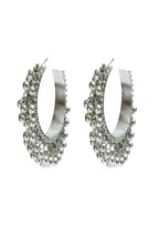 Mominos Fashion Johar Kamal Women's Oxidised Ghungroo Earrings