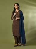 Myshka Women's Multi Printed Cotton Straight Party Kurta Set With Dupatta | Grocsy