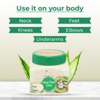 Pearlville Superfoods Collection Kiwi Aloe Vera Body Polish Scrub | Grocsy