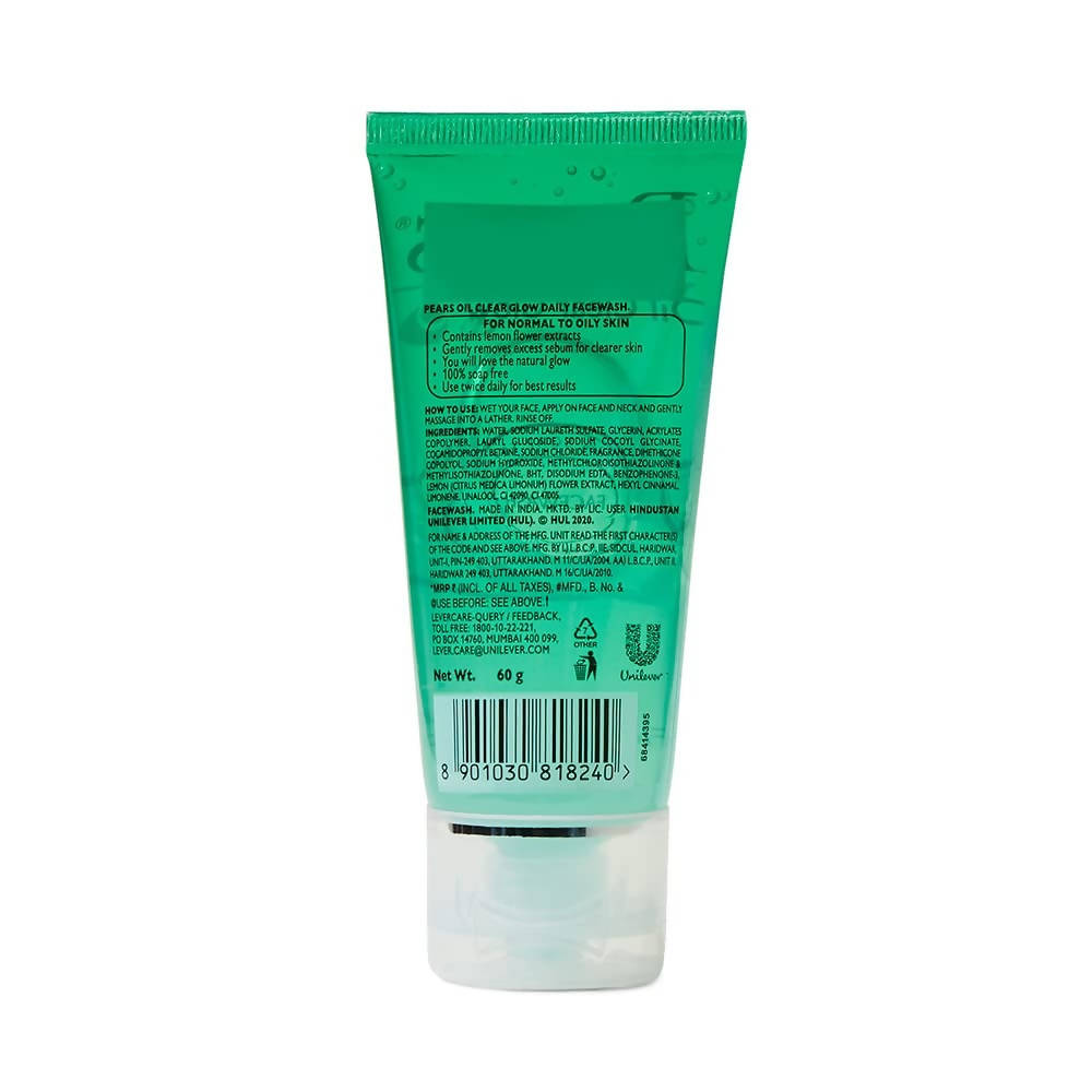 Pears Oil Clear Glow Facewash | Grocsy