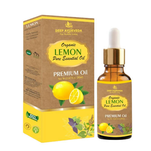 Deep Ayurveda Lemon Pure Essential Oil | Grocsy