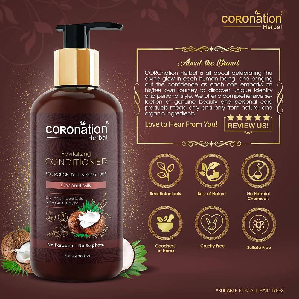 Coronation Herbal Coconut Milk Hair Conditioner | Grocsy
