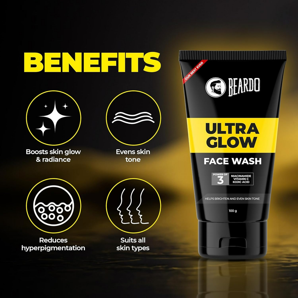 Beardo Alpha Glow Up Kit For Men | Grocsy