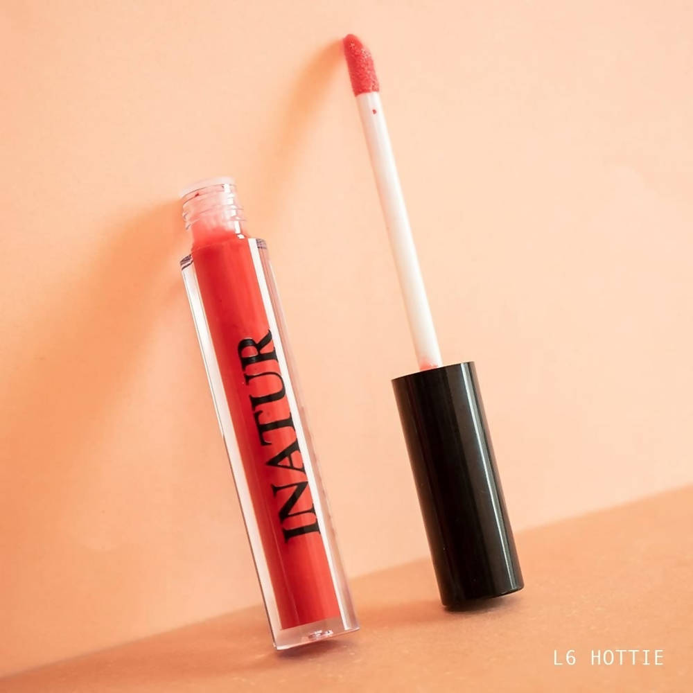 Inatur Lip Gloss L6 Hottie | Grocsy