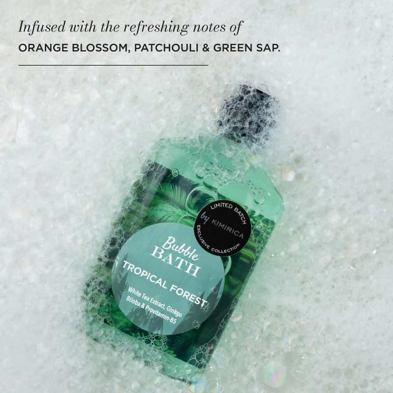 Kimirica Tropical Forest Bubble Bath For Soothing Exotic Bath | Grocsy