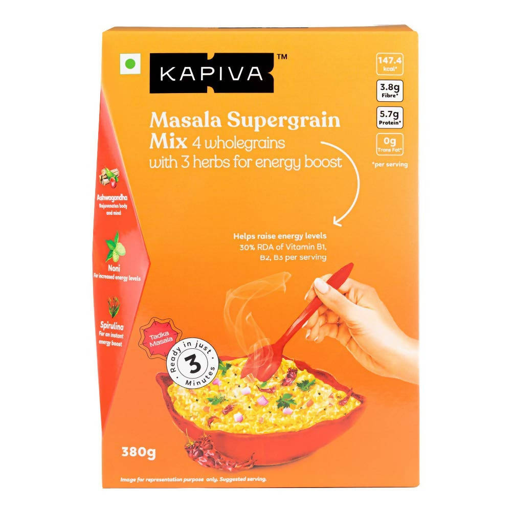 Kapiva Ayurveda Masala Supergrain Mix - Energy Boost | Grocsy