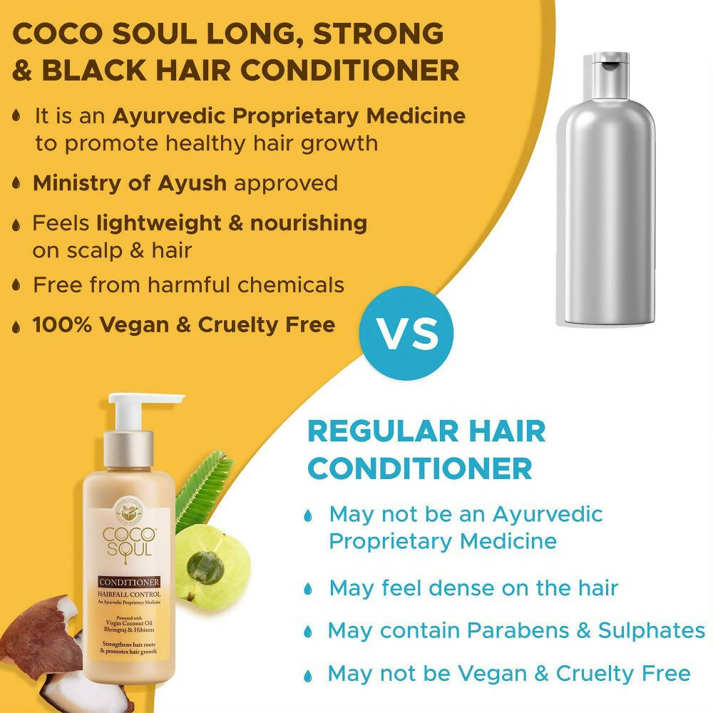 Coco Soul Long, Strong & Black Conditioner | Grocsy