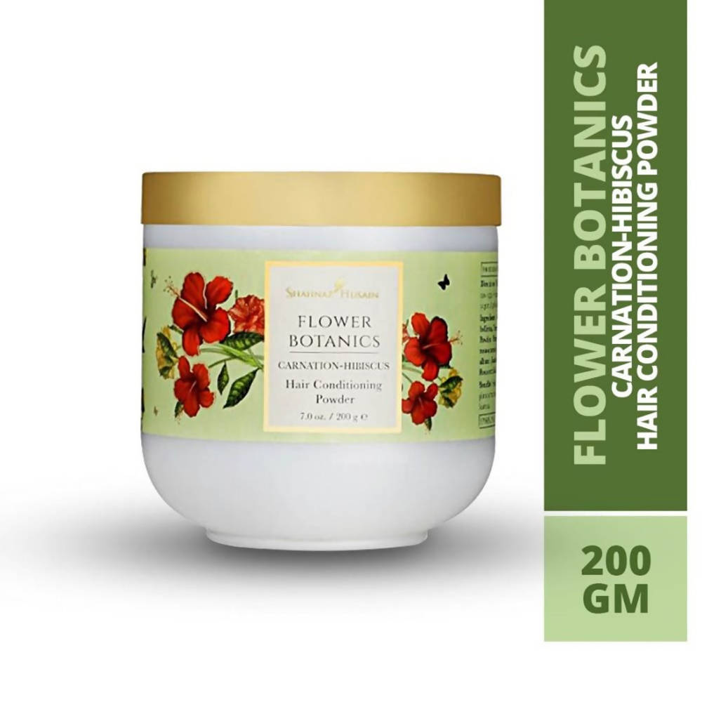 Shahnaz Husain Flower Botanics Carnation-Hibiscus Hair Conditioning Powder | Grocsy