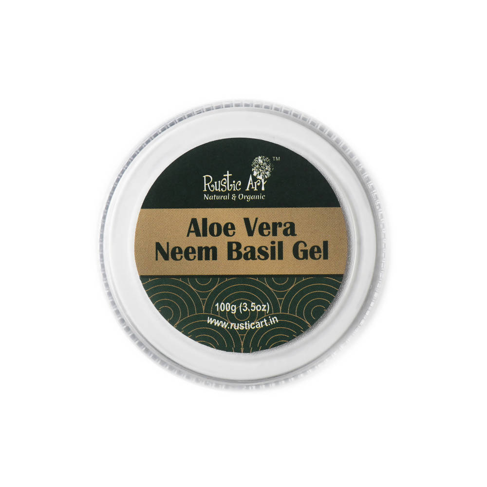 Rustic Art Aloe Vera Neem Basil Gel | Grocsy