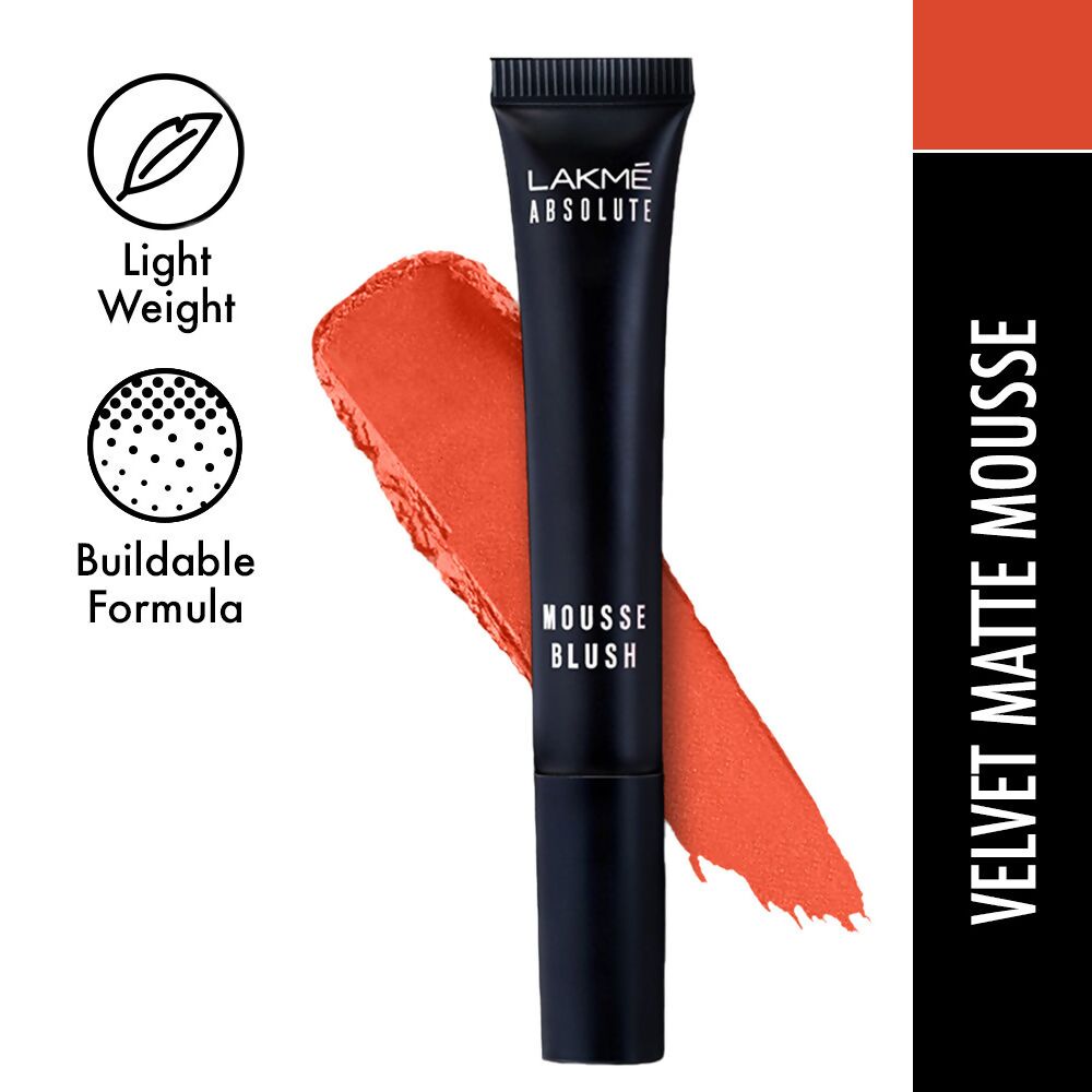 Lakme Absolute Mousse Blush - Nude Nectar | Grocsy