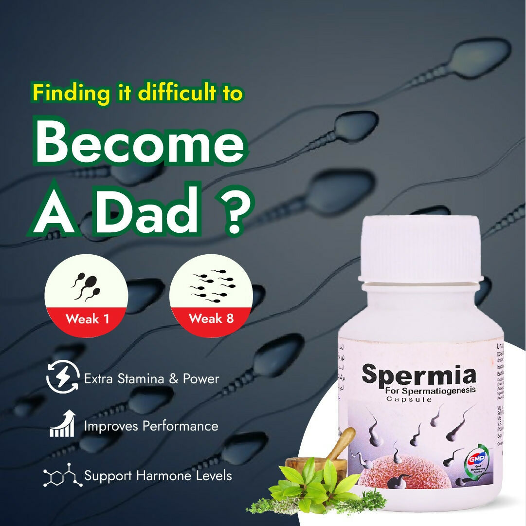 Hashmi Spermia Capsules – May Support Energy Levels, Vitality, and Physical Strength in Men | Grocsy