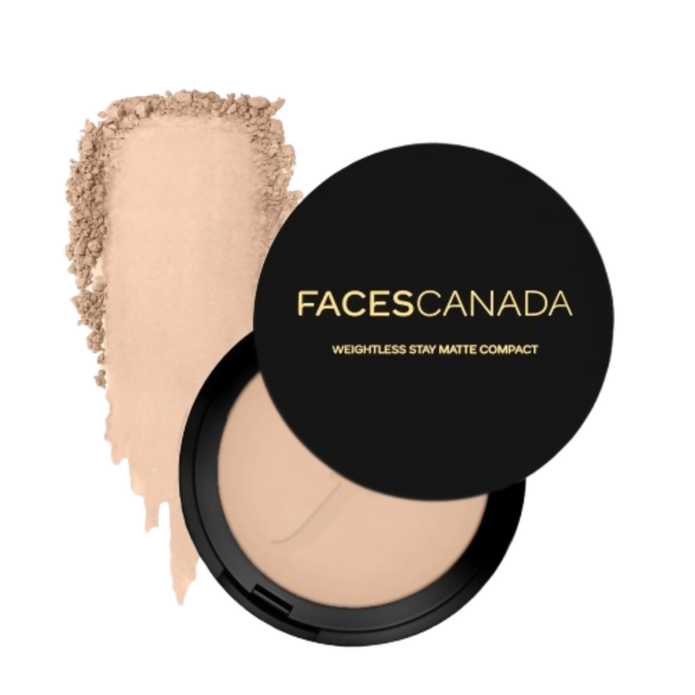 Faces Canada Compact Powder - Face Powder with SPF 20 - Ivory 01 | Grocsy