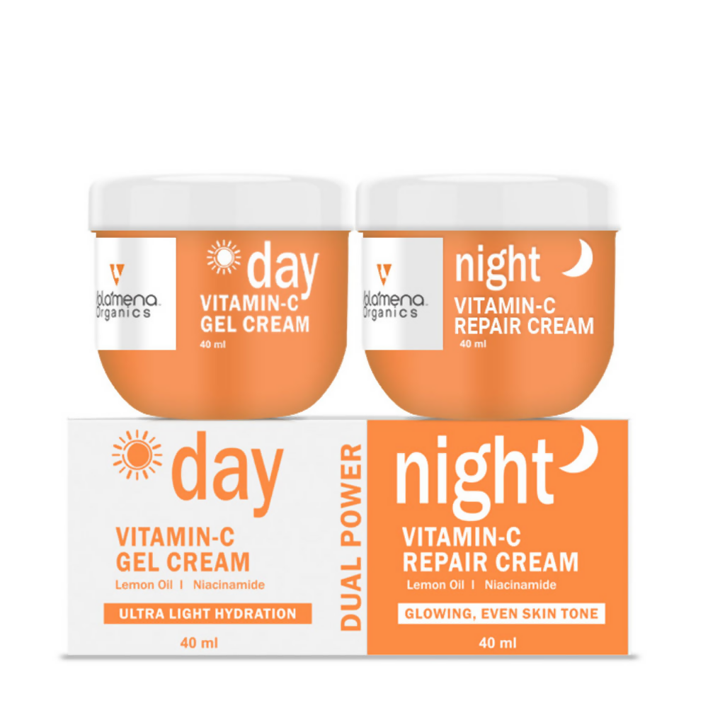 Volamena Vitamin C Gel Day & Night Repair Cream Combo | Grocsy