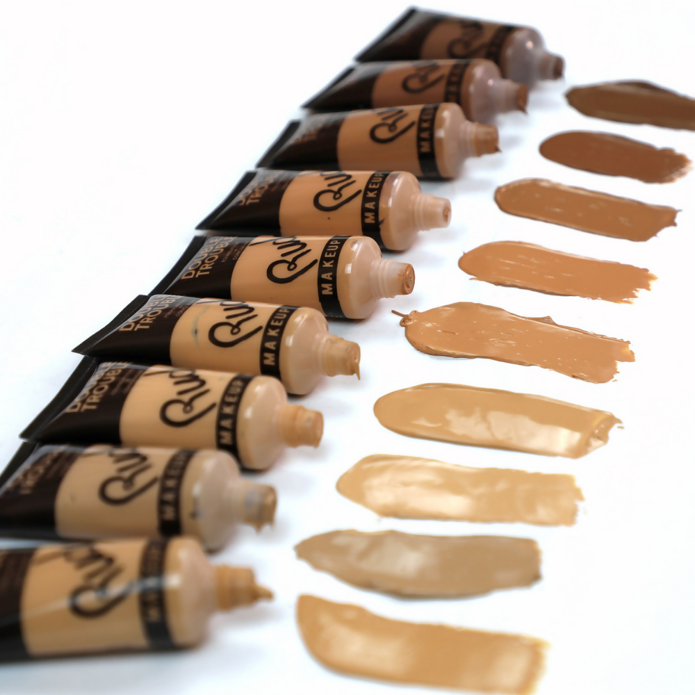 Rude Cosmetics Double Trouble Foundation + Concealer - Suede 15 | Grocsy