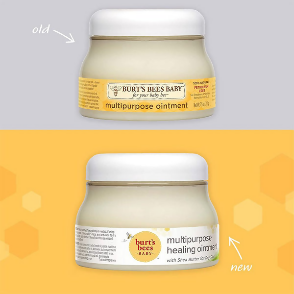Burt's Bees Baby Multipurpose Ointment with Shea Butter for Dry Skin | Grocsy