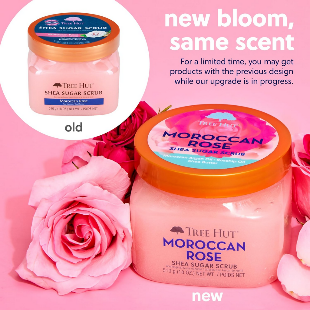 Tree Hut Shea Sugar Scrub Moroccan Rose | Grocsy
