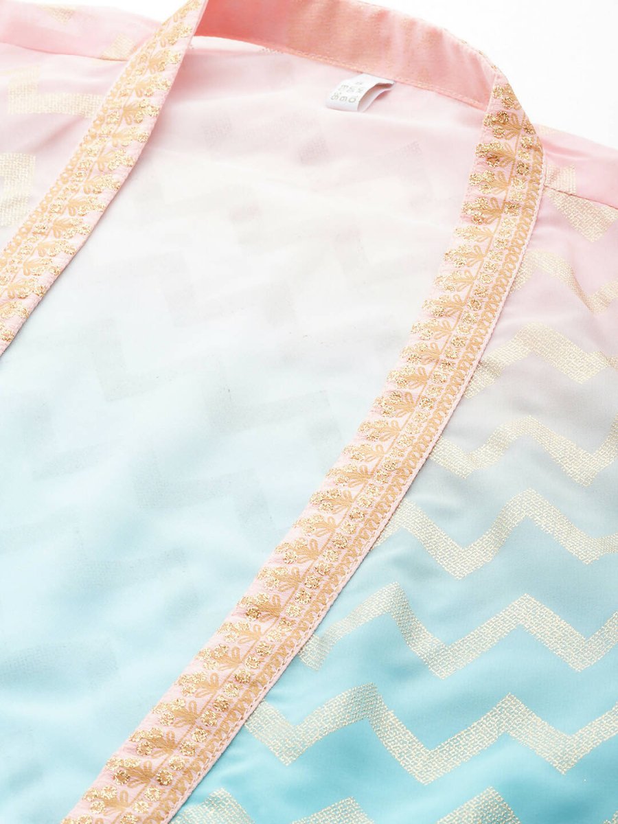 Ahalyaa Women's Traditional Wear Co-ods - Pink | Grocsy