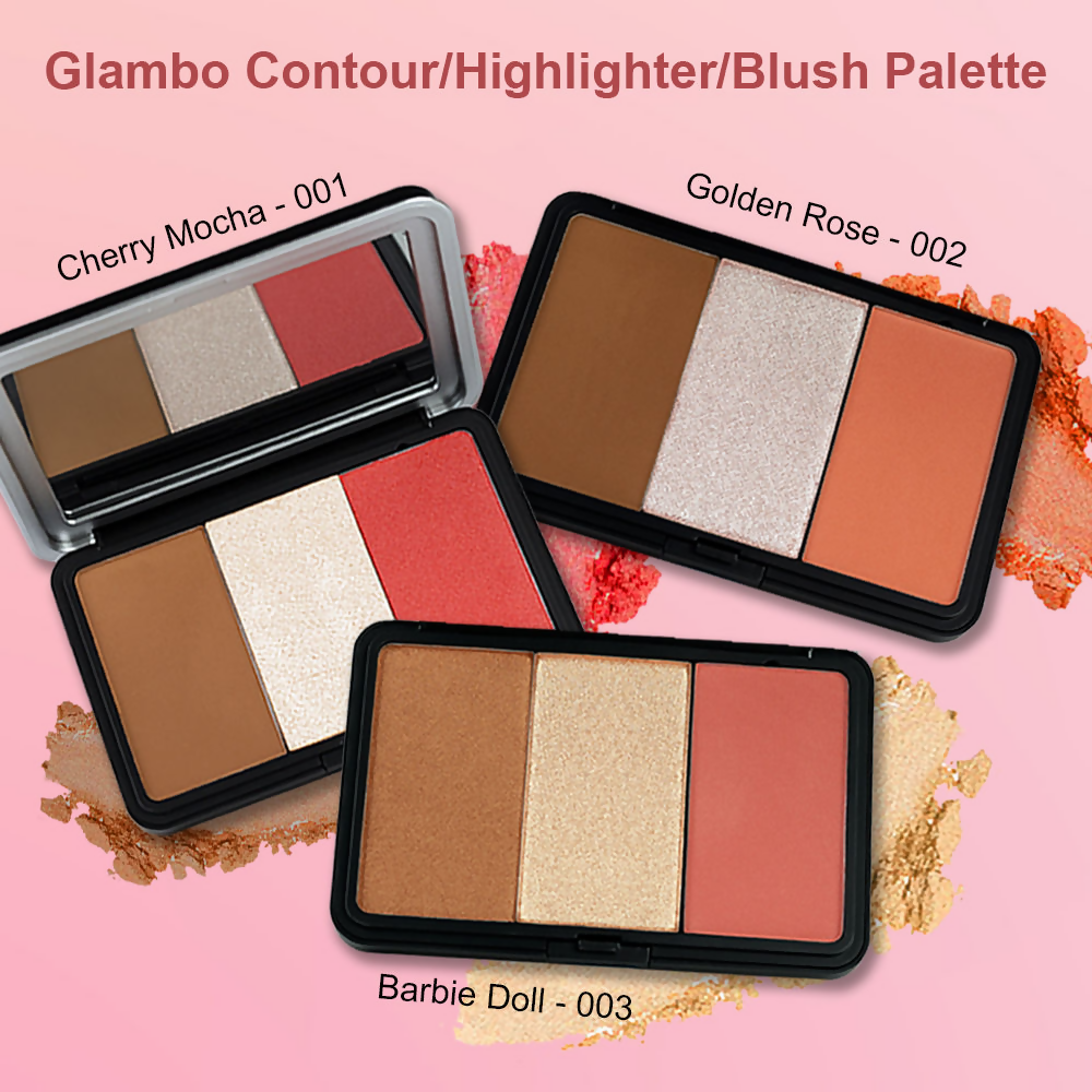 Daily Life Forever52 Glambo - Contour Highlighter Blush Palette - Barbie Doll | Grocsy