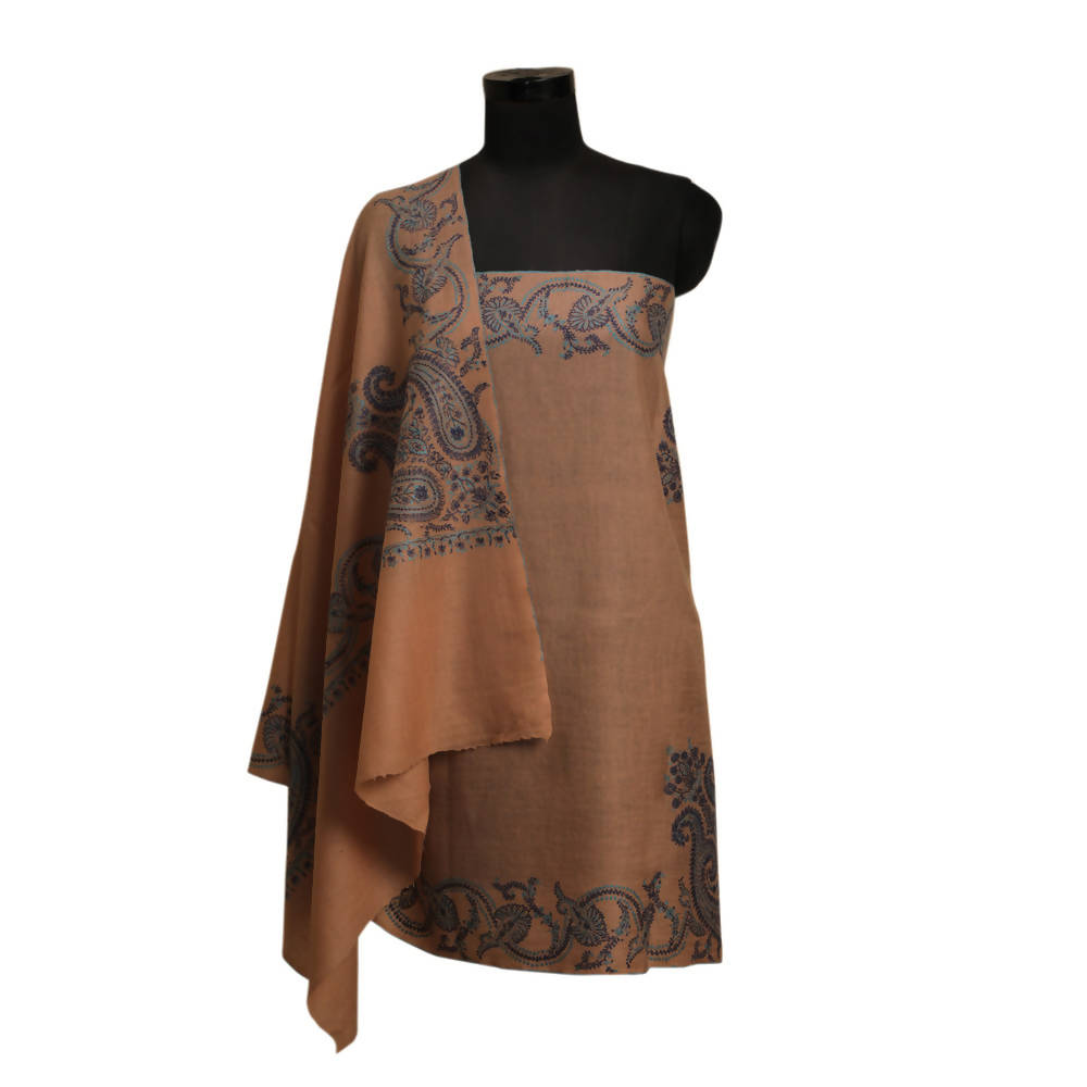 Nizalia Handmade Sozni Work Pashmina | Grocsy