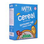 Happa Organic Baby Food Sprouted Ragi + Mango + Banana Porridge Mix | Grocsy
