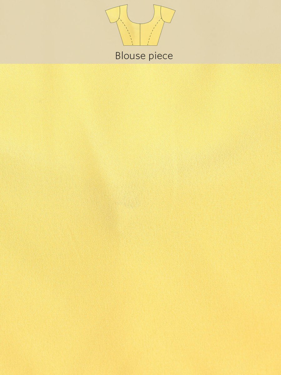 Ahalyaa Women's Traditional wear Saree - Yellow | Grocsy