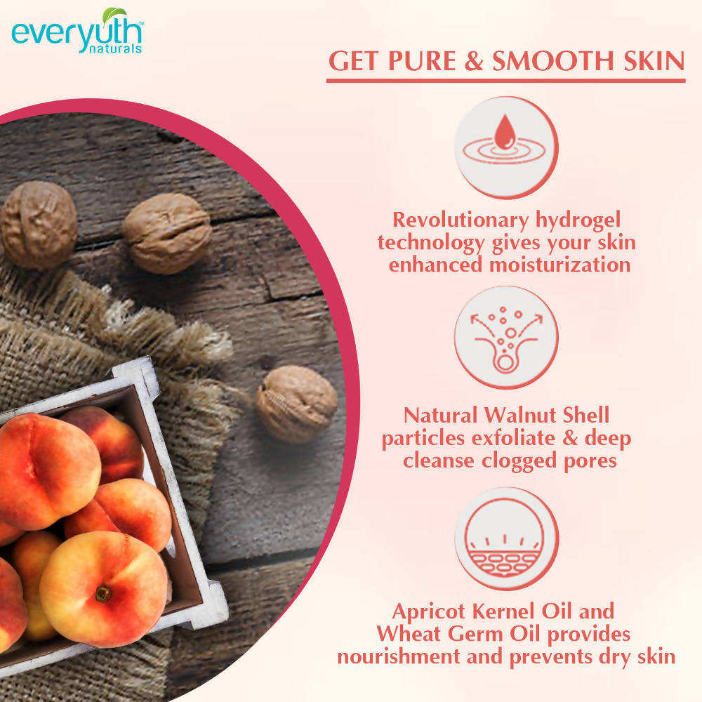 Everyuth Naturals Hydrating & Exfoliating Walnut Apricot Scrub | Grocsy