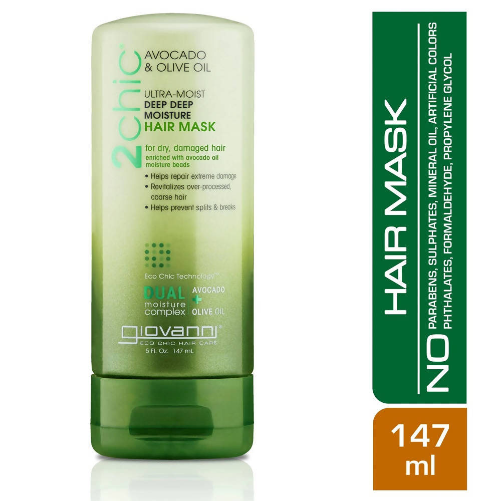 Giovanni Organic 2Chic Olive Oil & Avocado Ultra-Moist Deep Deep Moisture Hair Mask | Grocsy