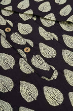 Janasya Men's Black Cotton Kurta | Grocsy
