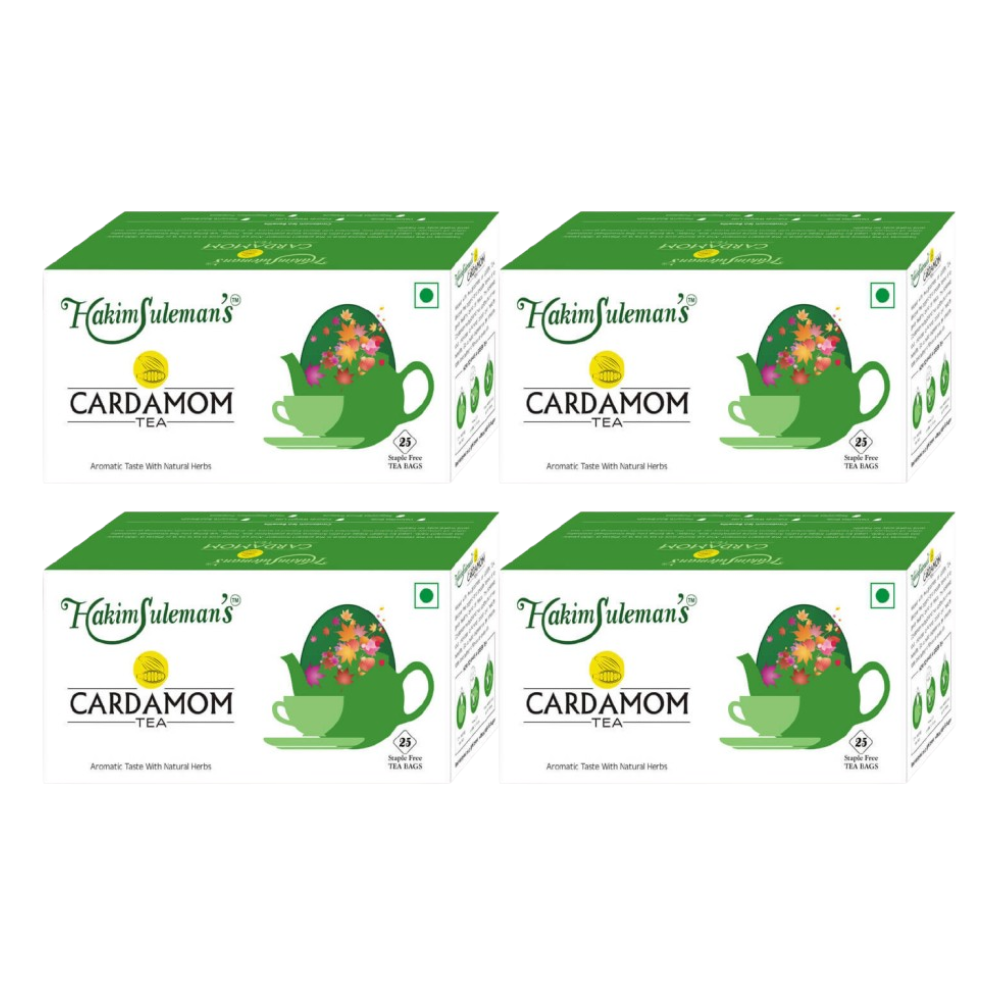 Hakim Suleman's Cardamom Tea Bags | Grocsy