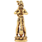 Estele Gold-Polished Hanumanji's showing Lord Rama in his Heart in standing position Idol for Home/Car Décor | Grocsy