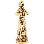 Estele Gold-Polished Hanumanji's showing Lord Rama in his Heart in standing position Idol for Home/Car Décor | Grocsy