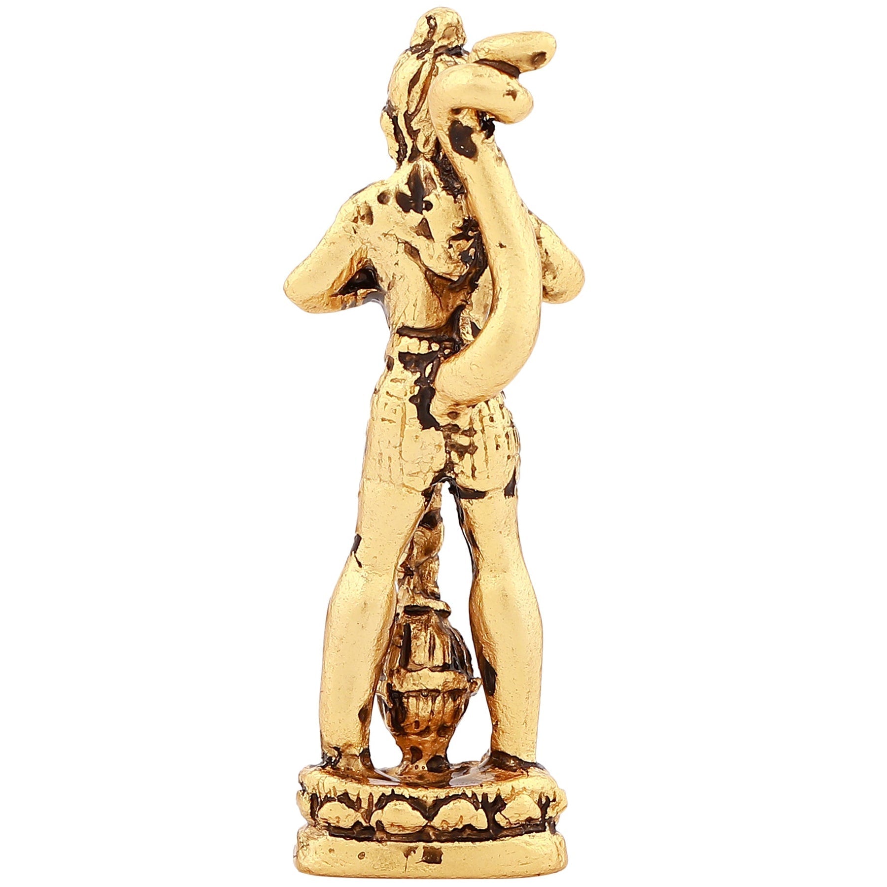 Estele Gold-Polished Hanumanji's showing Lord Rama in his Heart in standing position Idol for Home/Car Décor | Grocsy