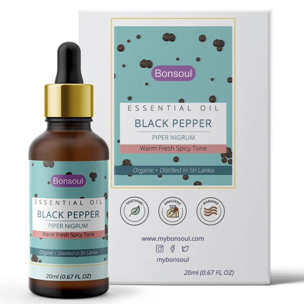 Bonsoul Black Pepper Essential Oil | Grocsy