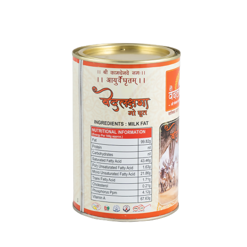 Vedlakshana Go Ghrit (Desi Cow Ghee) | Traditional Ghee | Vedic Bilona Method|Pure, Natural & Healthy | Grocsy