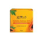 Globus Naturals Papaya Facial Kit For Blemish Free Skin & Anti-Pigmentation, 6 Steps | Grocsy
