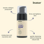 Inatur Collagen Foaming Face Wash | Grocsy
