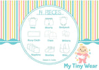 My Tiny Wear Full Sleeves New Born Baby Gift Set - Lovely Red | Grocsy