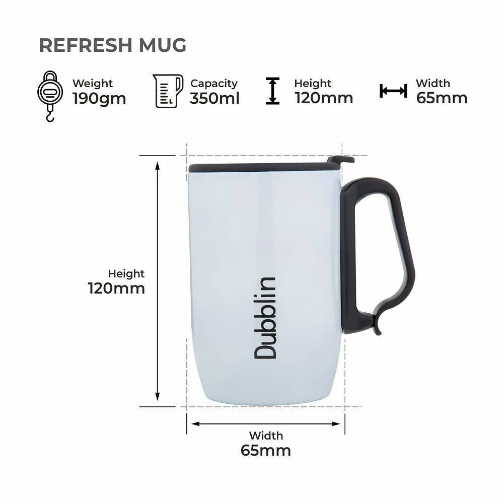 Dubblin Refresh Stainless Steel Mug | Grocsy