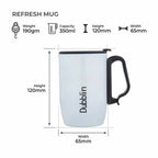 Dubblin Refresh Stainless Steel Mug | Grocsy