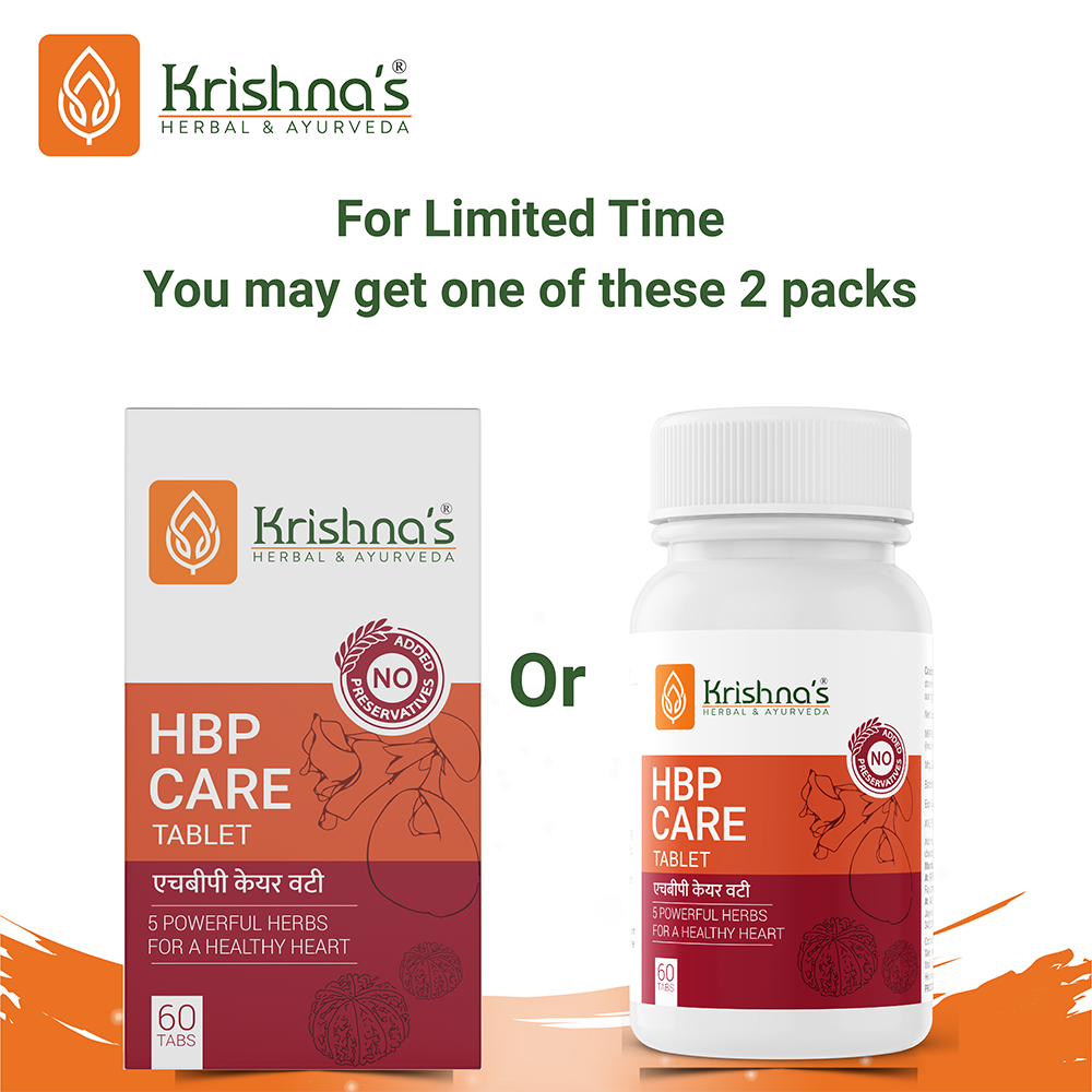 Krishna'S Herbal & Ayurveda Hbp Care Tablets | Grocsy
