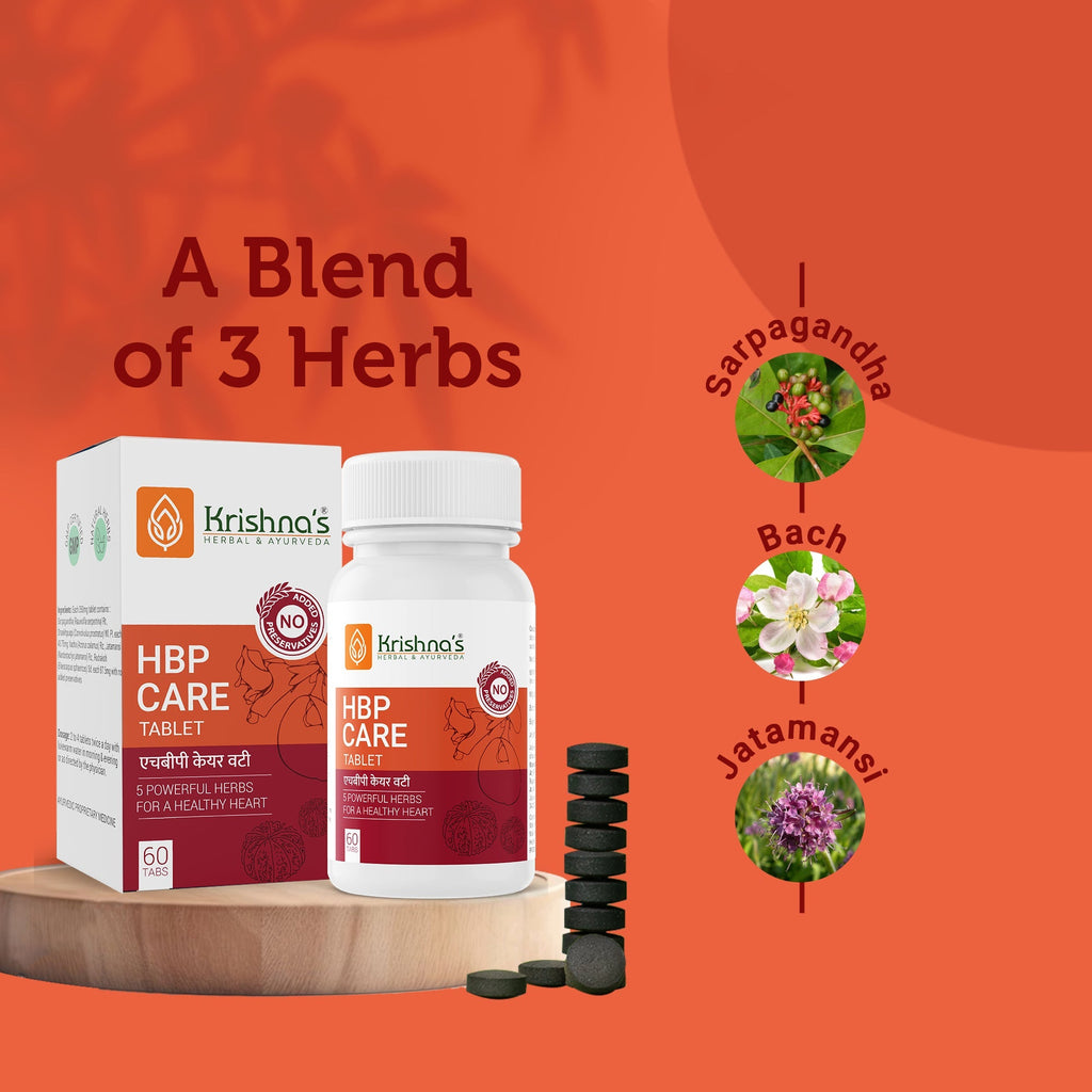 Krishna'S Herbal & Ayurveda Hbp Care Tablets | Grocsy