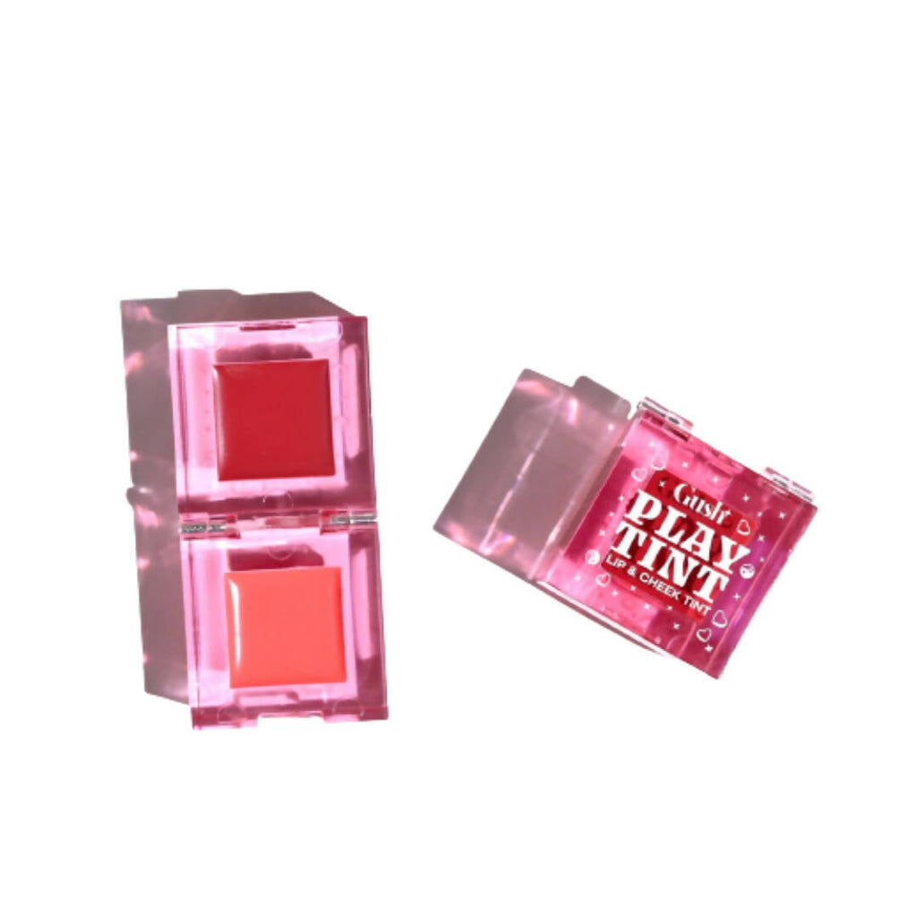 Gush Beauty Play Tint & Lip Stains - 2 in 1 Lip and Cheek Tint - Rose Pink & Brown Sugar | Grocsy
