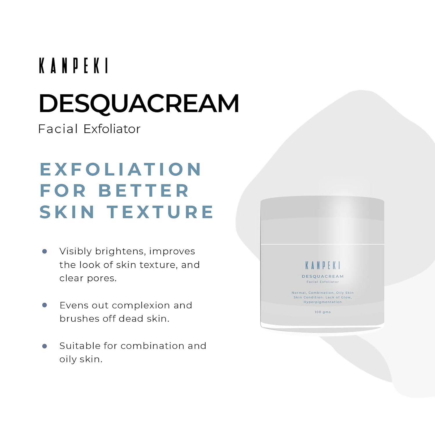 Kanpeki - Desquacream Facial Exfoliator | Grocsy