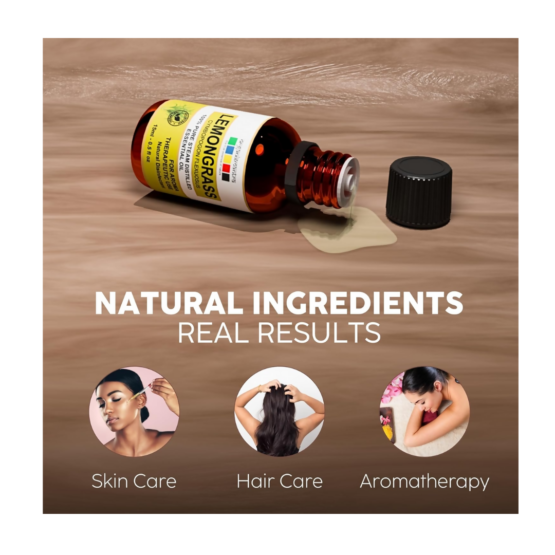 Organix Mantra Lemongrass Essential Oil for Skin | Grocsy