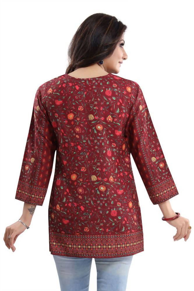 Snehal Creations Style Galore Summer Cool Printed Short Kurti Tunic | Grocsy