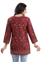 Snehal Creations Style Galore Summer Cool Printed Short Kurti Tunic | Grocsy