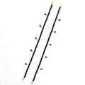 Mominos Fashion Kamal Johar Black Beads Anklets | Grocsy